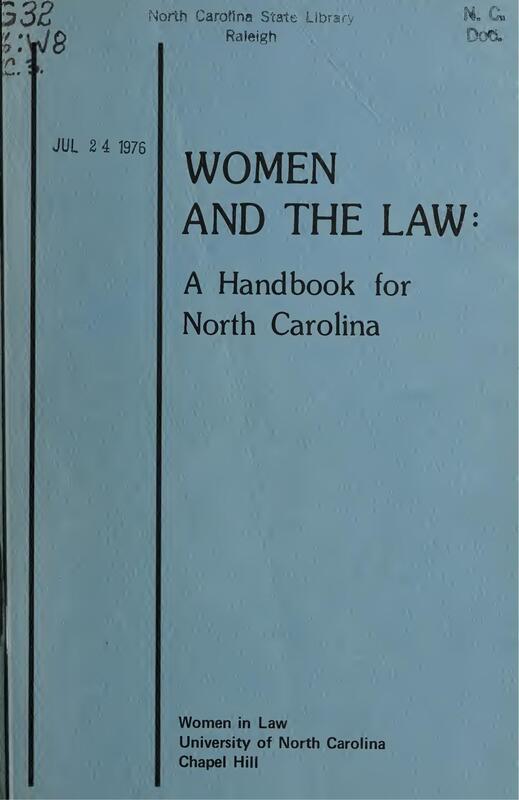 This handbook details different aspects of the law relating to women's rights