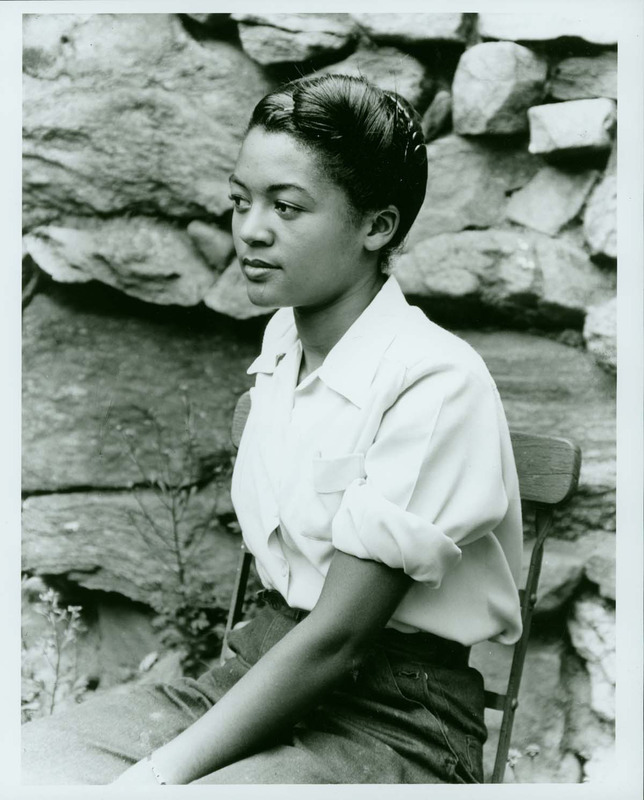 Mary Parks (Mrs. Washington), Black Mountain College Summer Art Institute, 1946. Photographer: Nancy Newhall.