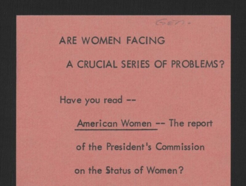Newspaper clippings on the activities of the Commission on the Status of Women and the accomplishments of its members. The questionnaire used to gather statistics for the official report is in the "Women Workers in North Carolina" article published in the Tar Heel Woman.